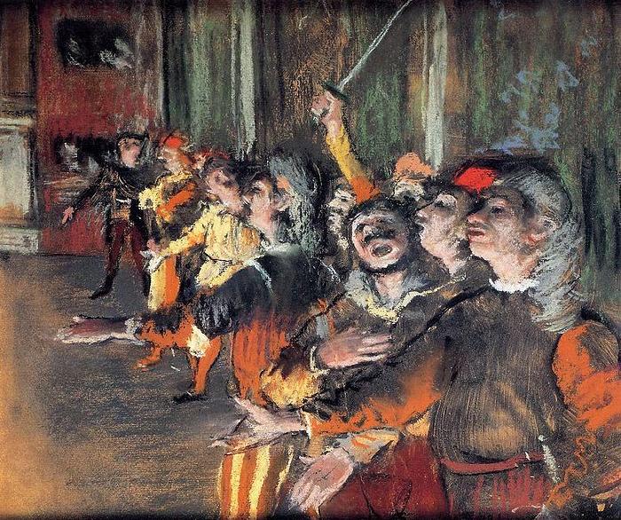 Edgar Degas The Chorus (1876) by Edgar Degas France oil painting art